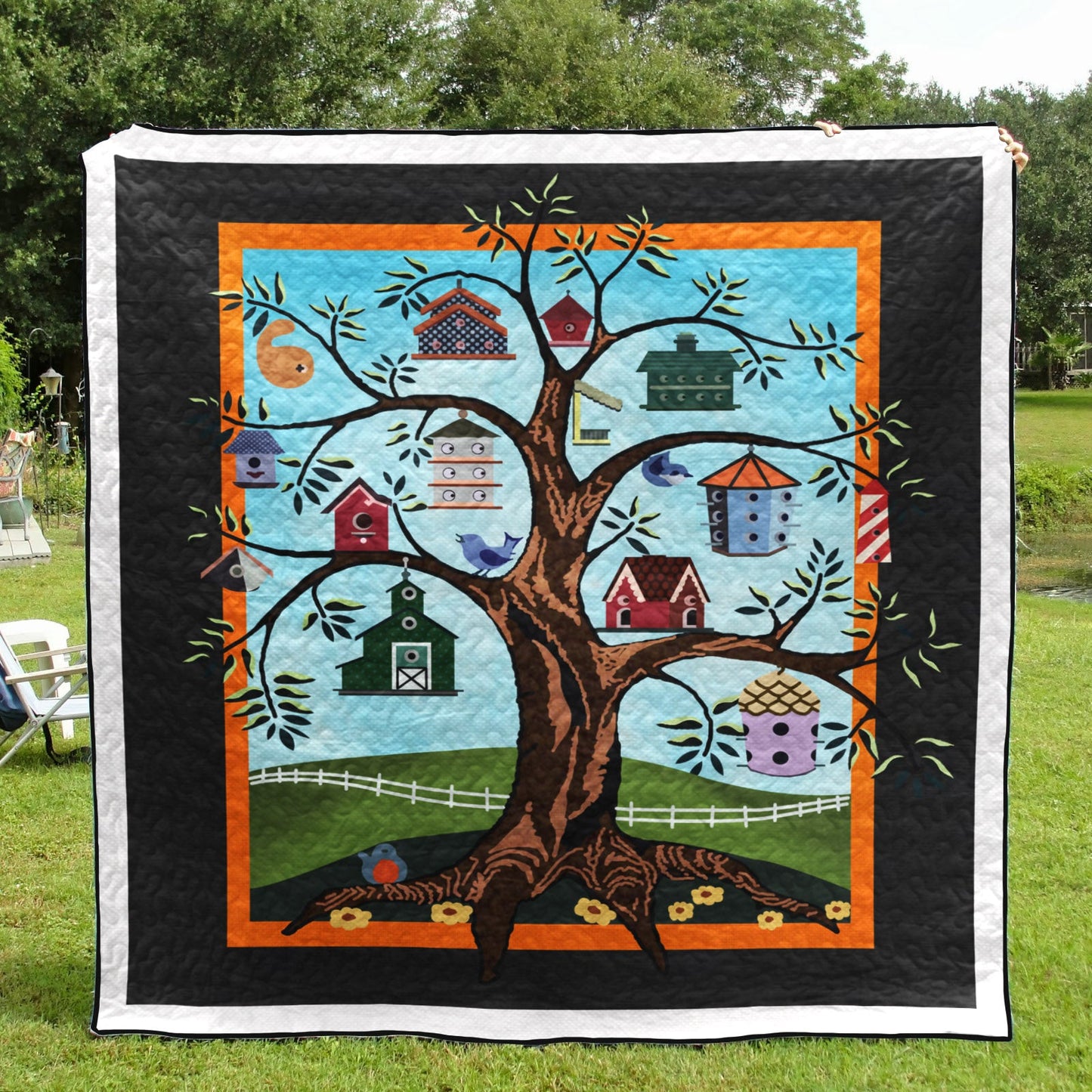 Family Tree CLM170657 Quilt Blanket