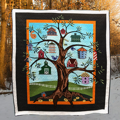 Family Tree CLM170657 Quilt Blanket