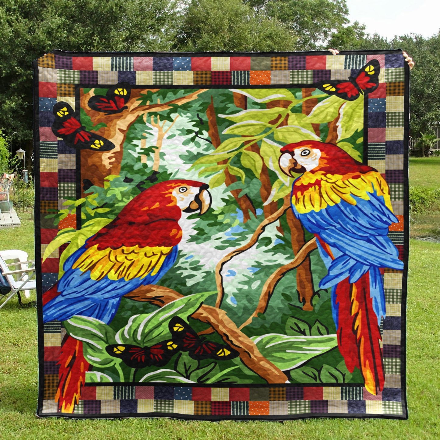 Parrot NN010711 Quilt Blanket