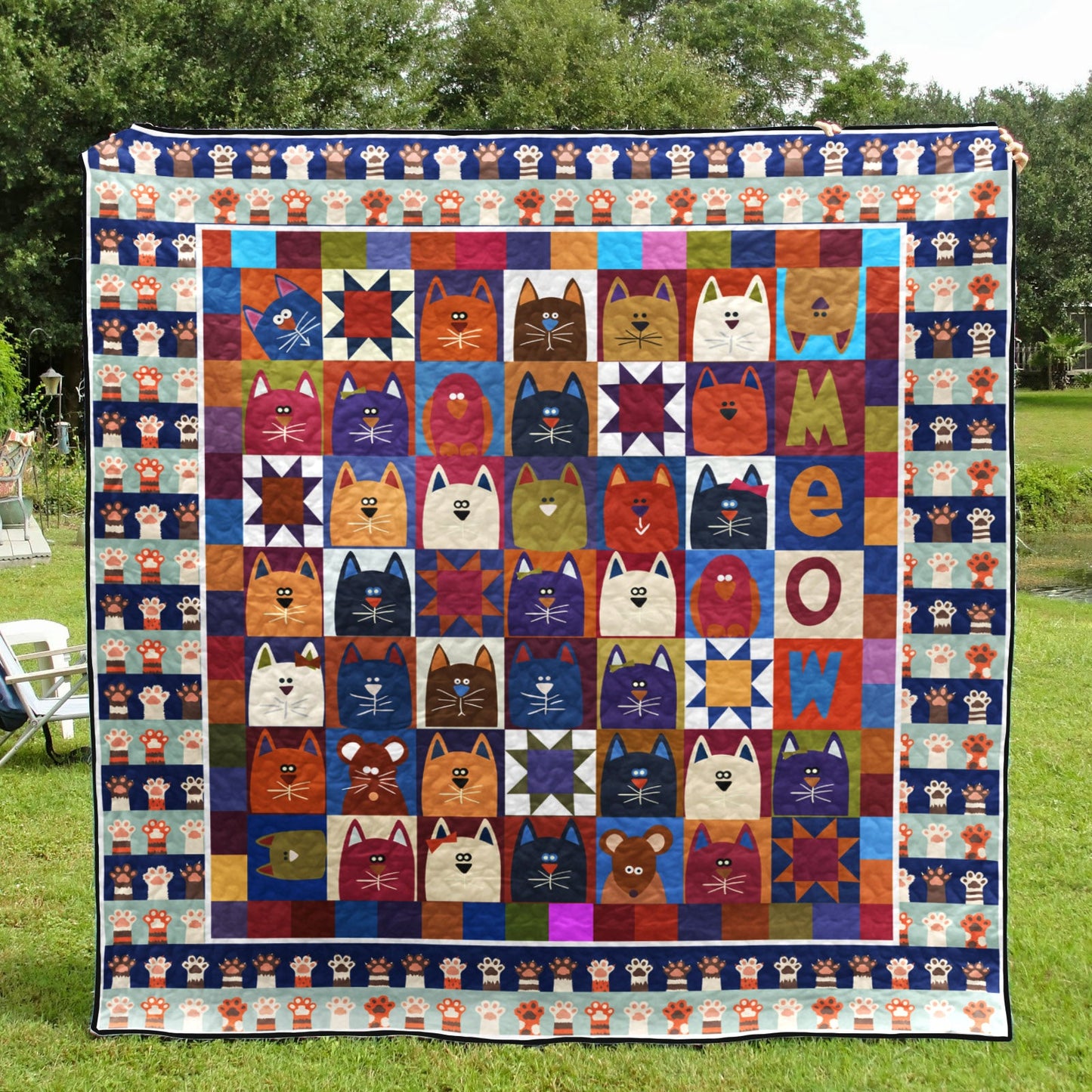 Cat D010714 Quilt Blanket
