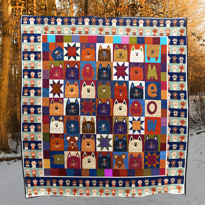 Cat D010714 Quilt Blanket