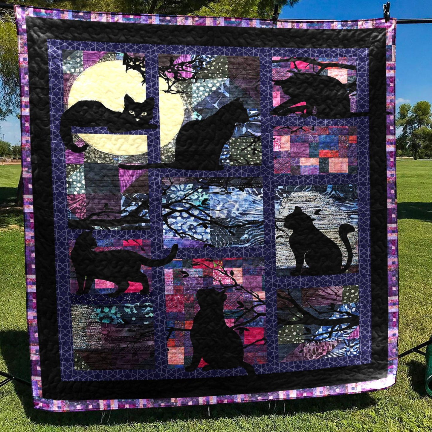 Cat D010715 Quilt Blanket