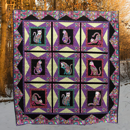Cat D010716 Quilt Blanket