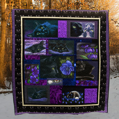Cat D010719 Quilt Blanket