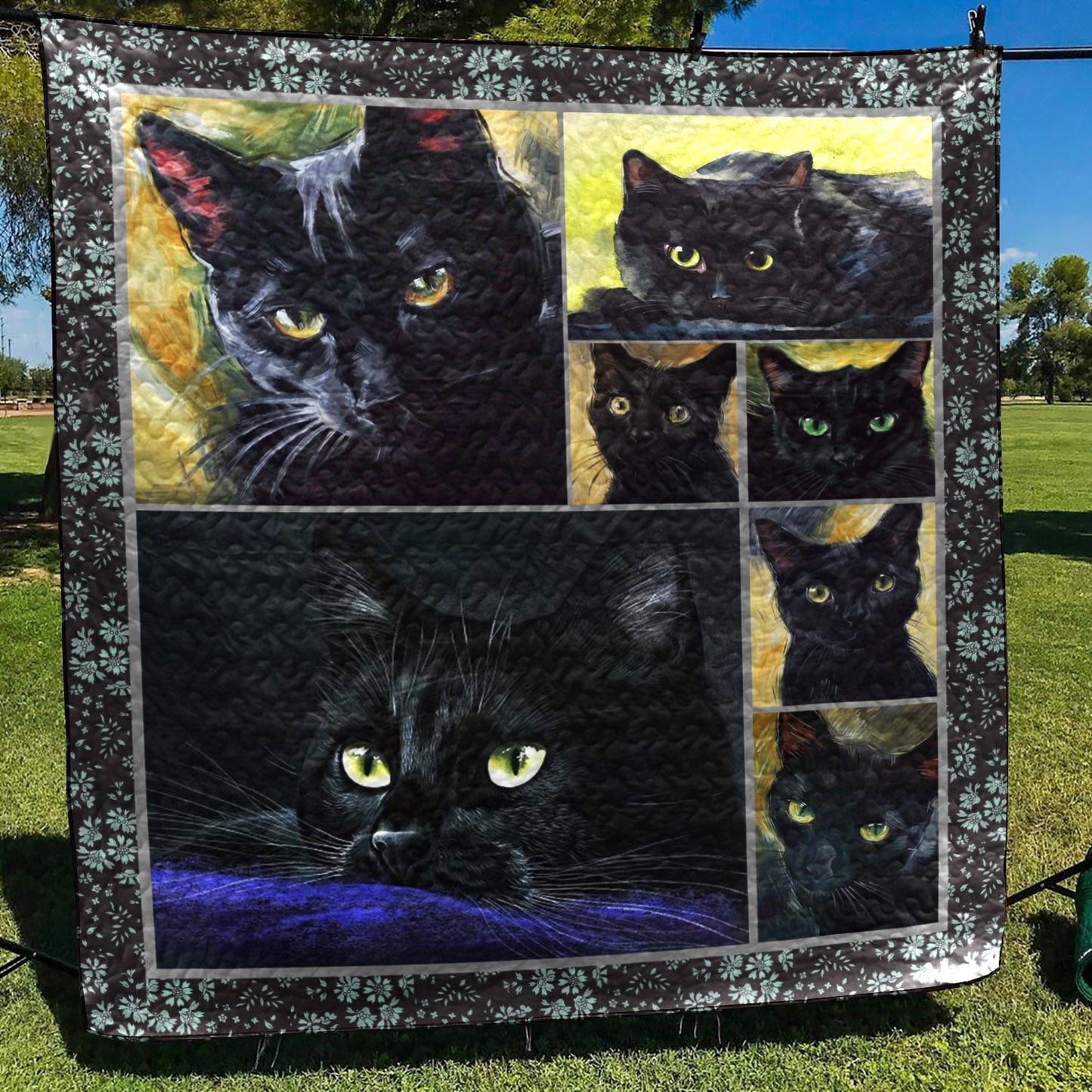 Cat D010725 Quilt Blanket