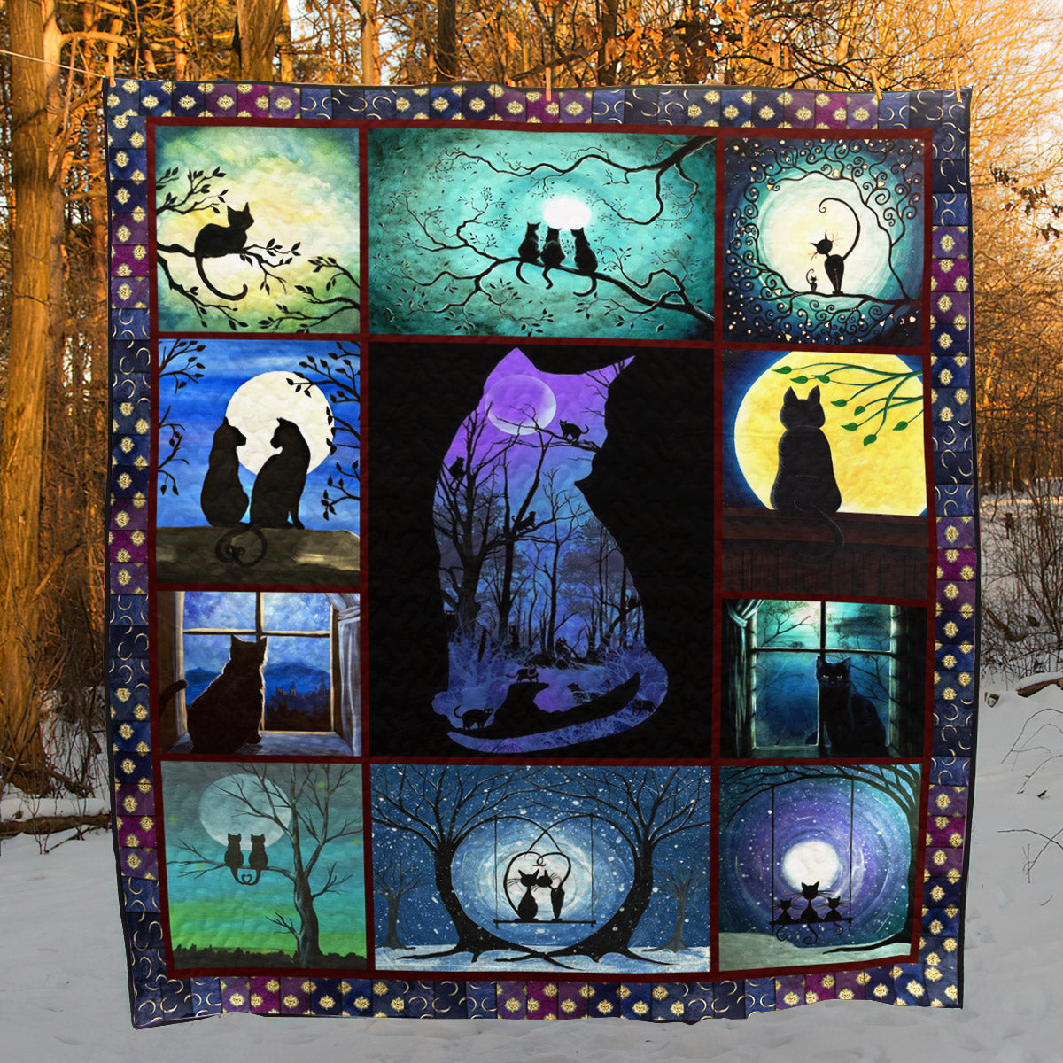 Cat D010726 Quilt Blanket