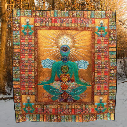 Chakra D010739 Quilt Blanket
