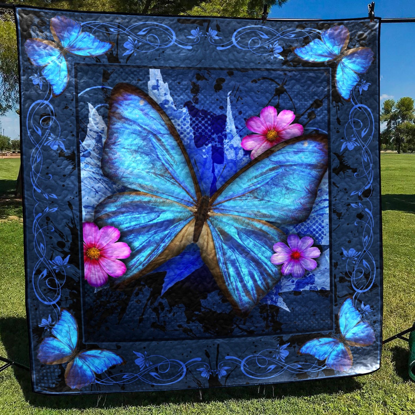 Butterfly D010705 Quilt Blanket