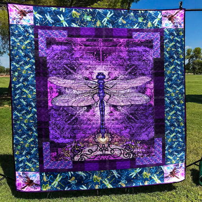 Dragonfly CL28100589MDQ Quilt Blanket