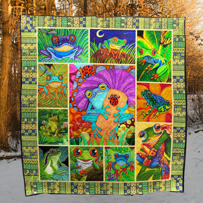 Frog D010758 Quilt Blanket