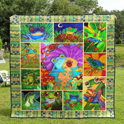 Frog D010758 Quilt Blanket