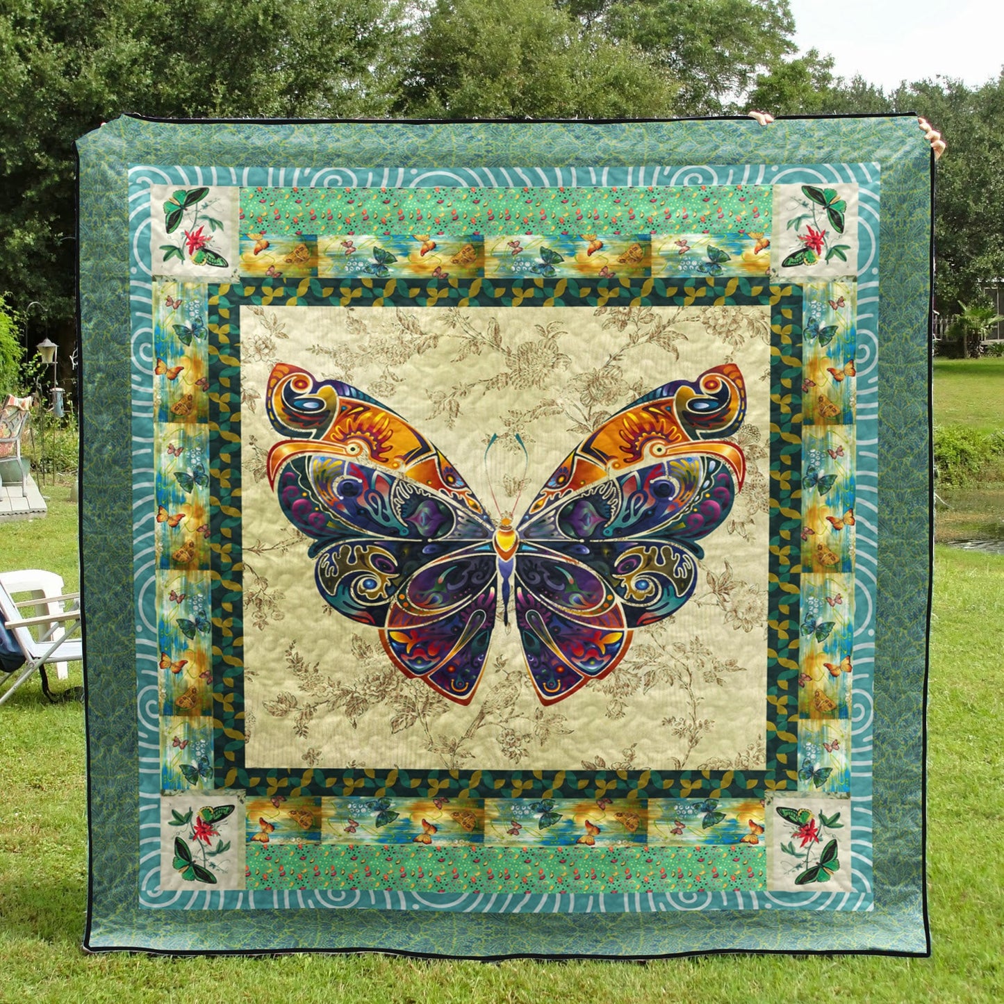 Butterfly D010709 Quilt Blanket