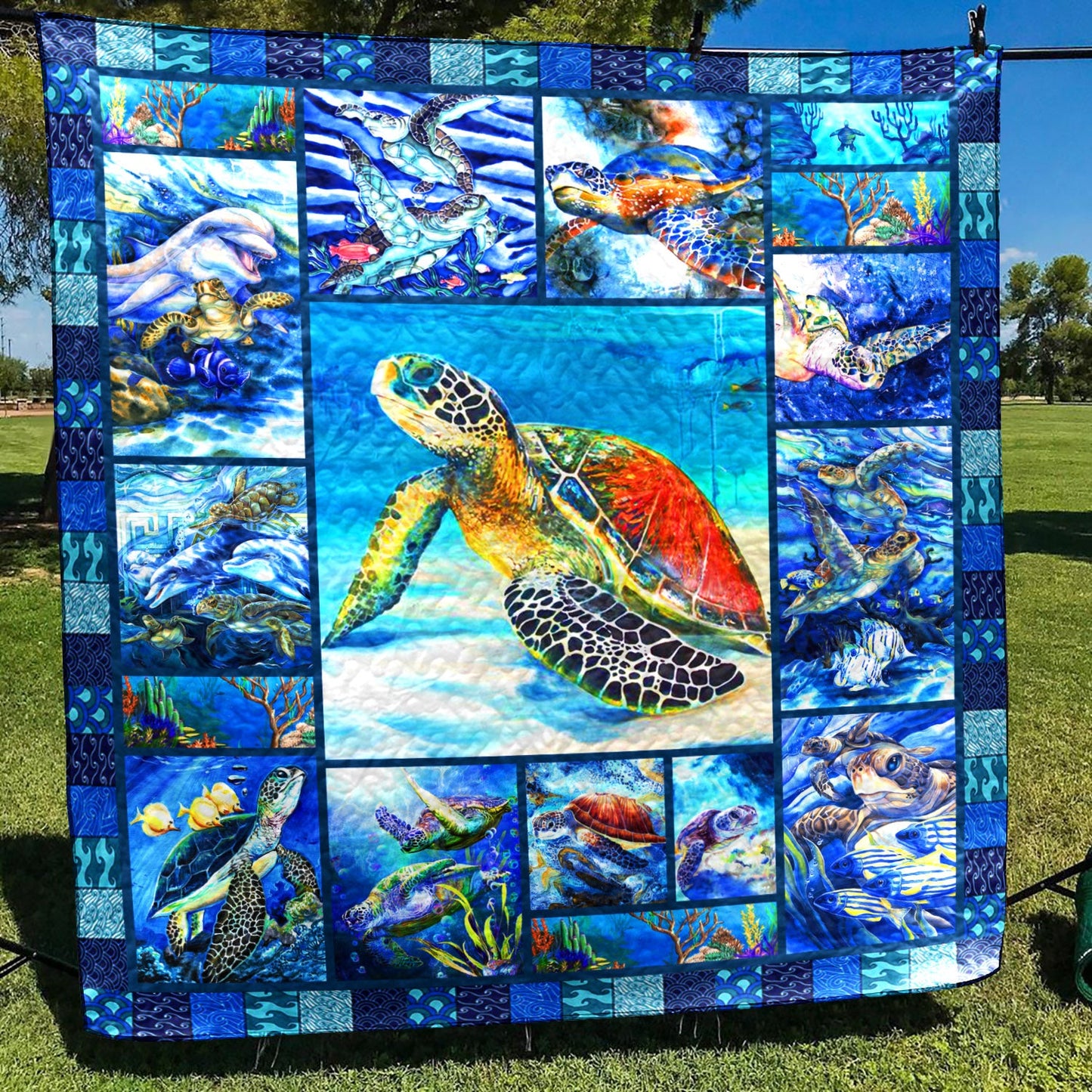 Turtle D010795 Quilt Blanket