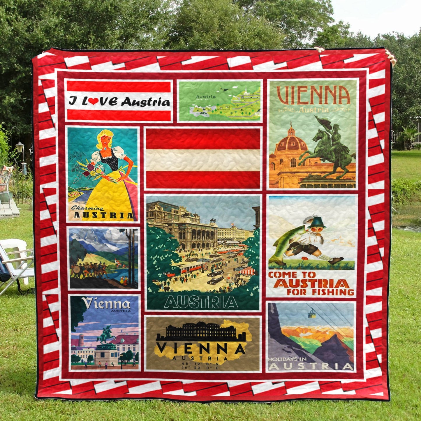 Austria NA010737B TBG Quilt Blanket
