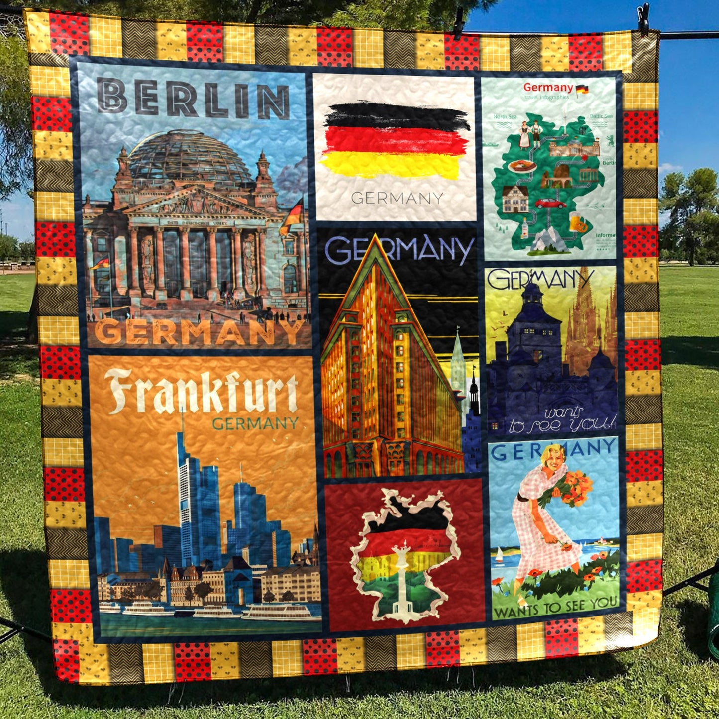 Germany NG020748B TBG Quilt Blanket