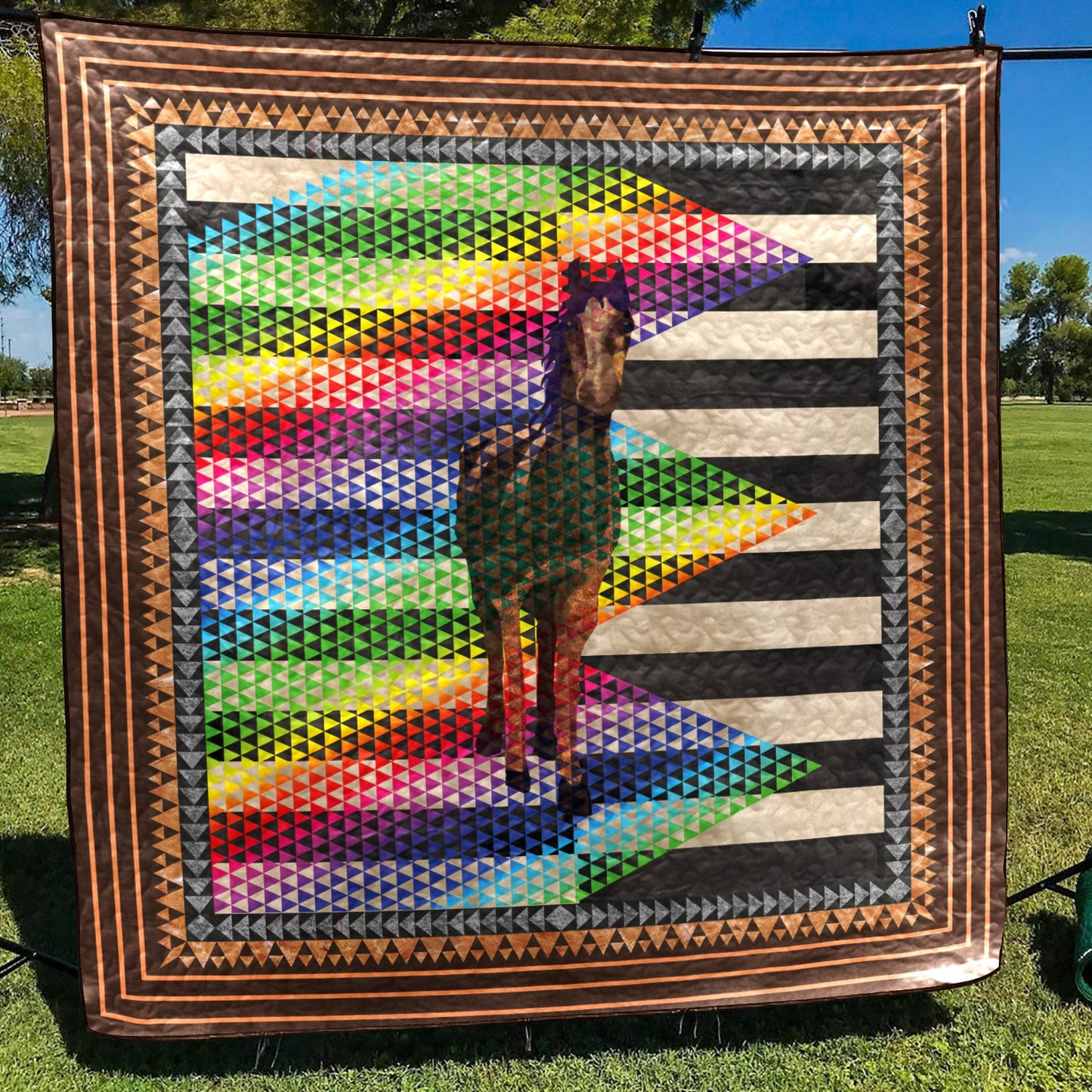 Horse CLM260627 Quilt Blanket