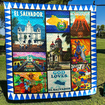 El Salvador TG030715A TBG Quilt Blanket