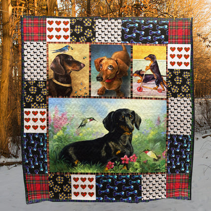 Dog BI030718B TBG Quilt Blanket