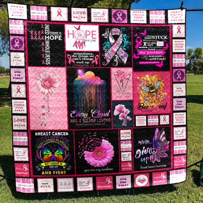 Breast Cancer Awareness CLT170613 Quilt Blanket