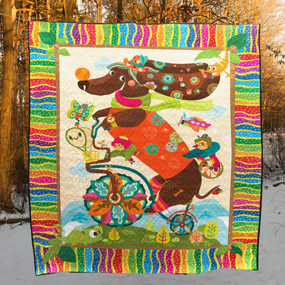 Dachshund CLT180613 Quilt Blanket