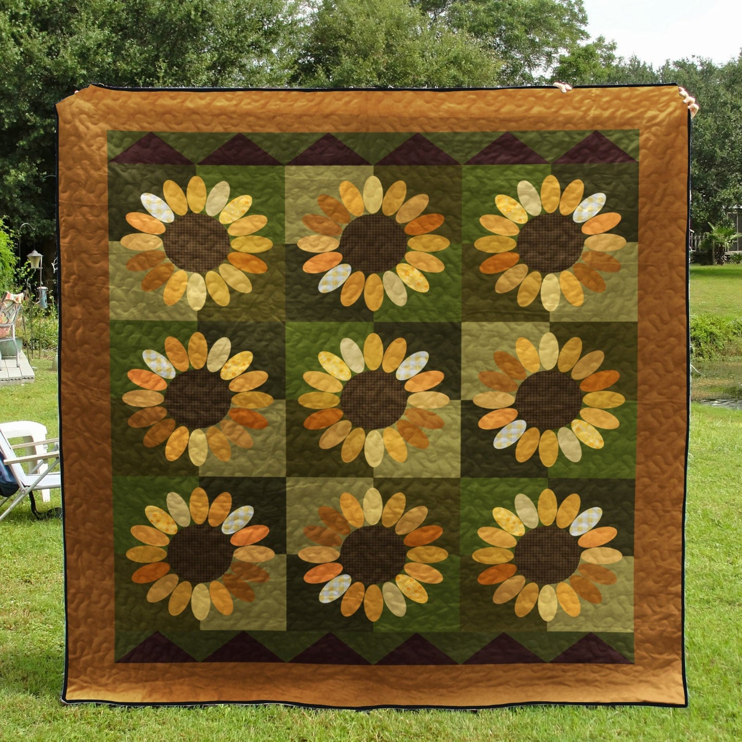 Sunflower CLM290645 Art Quilt