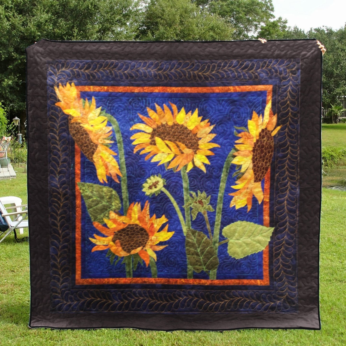 Sunflower CLM290647 Quilt Blanket