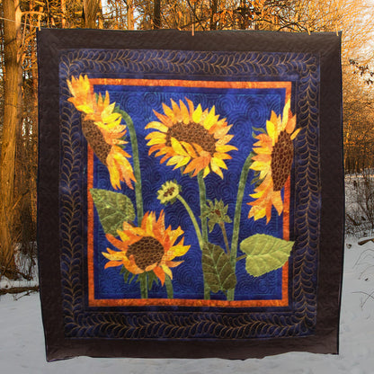 Sunflower CLM290647 Quilt Blanket