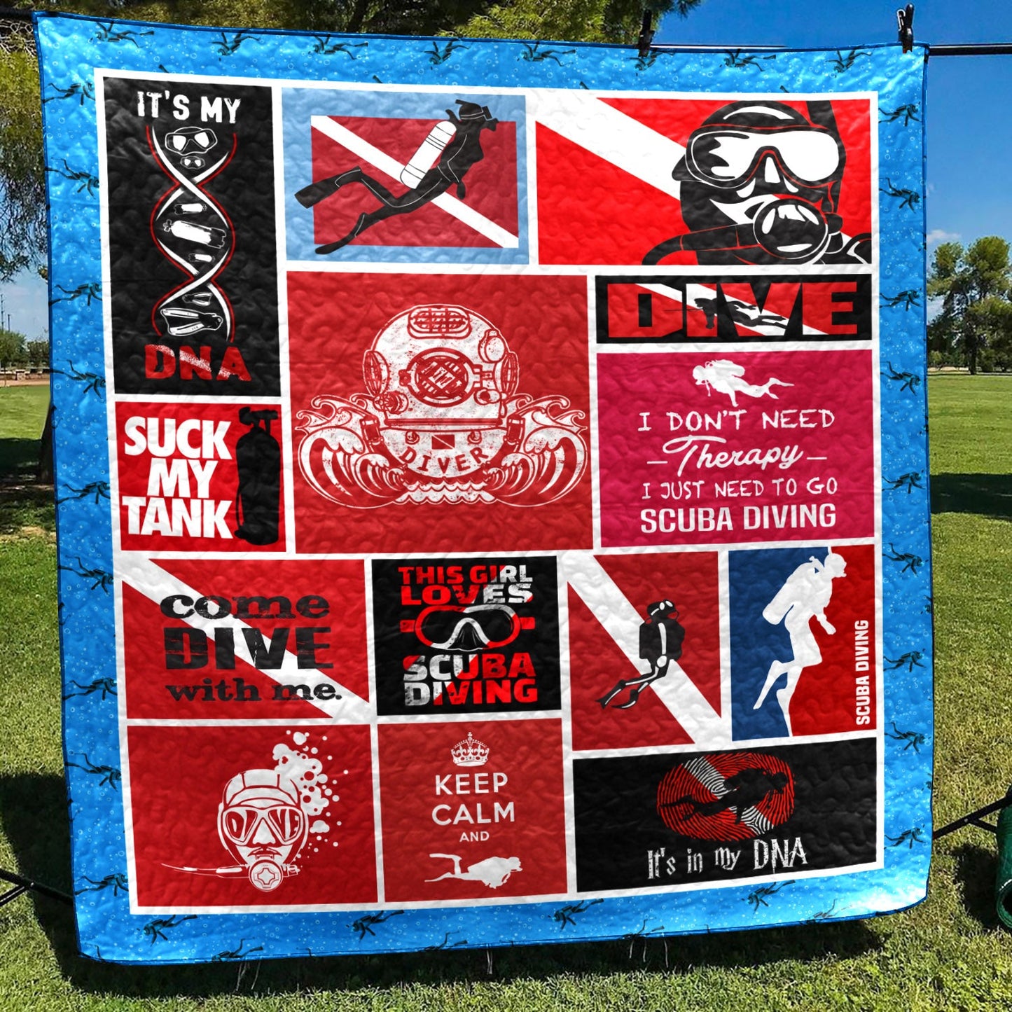 Just Need To Go Scuba Diving PKD210621 Quilt Blankets