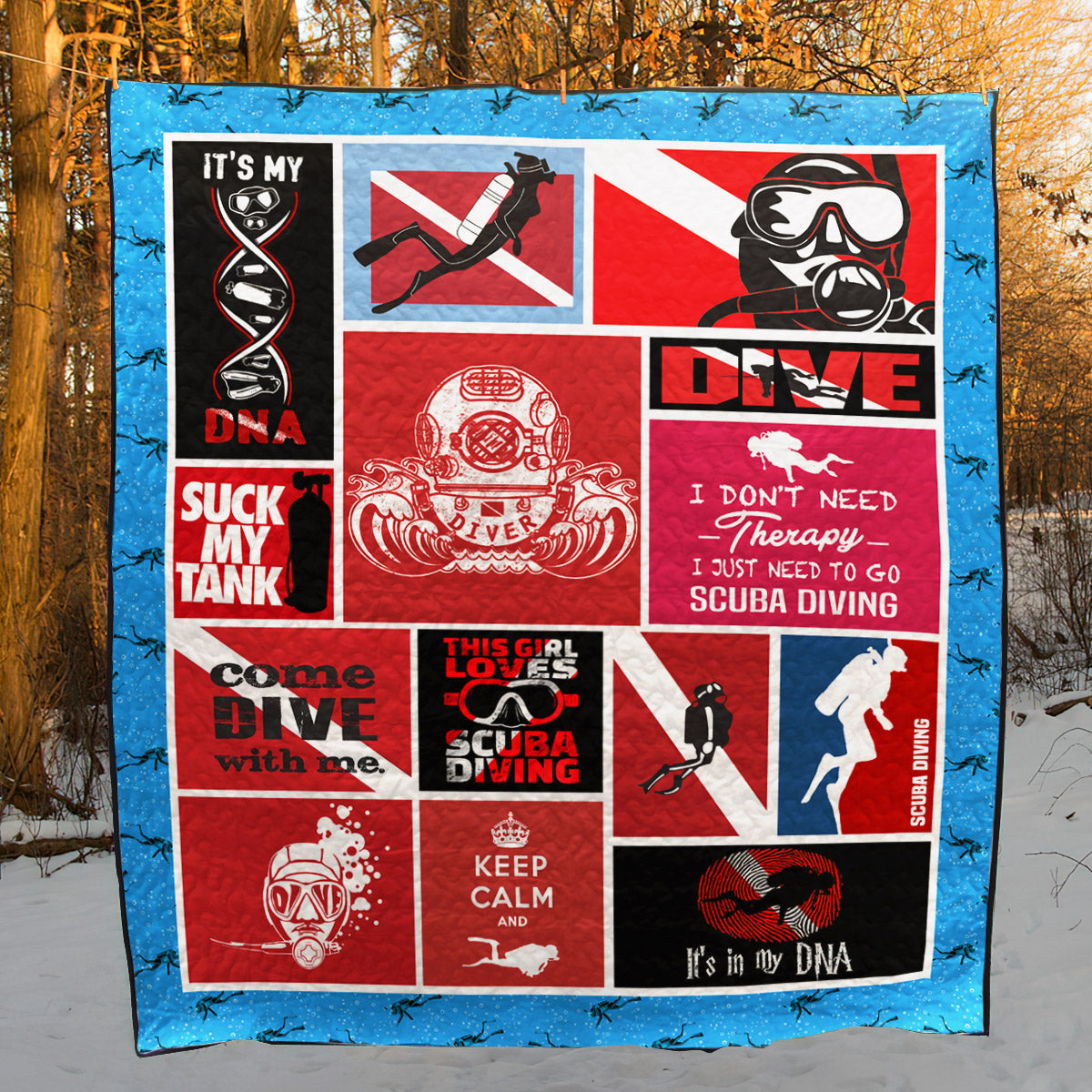 Just Need To Go Scuba Diving PKD210621 Quilt Blankets