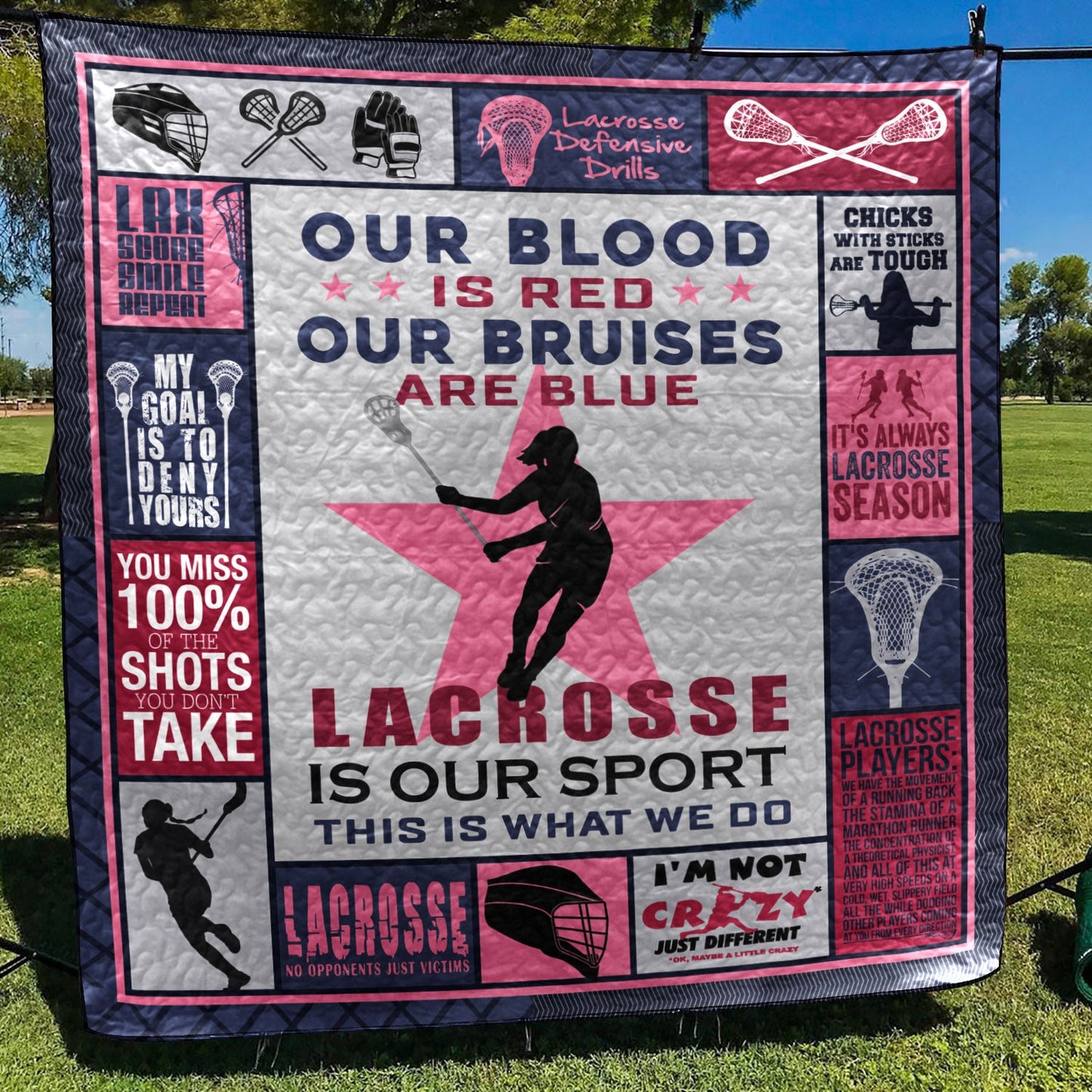 Lacrosse BI040729B TBG Quilt Blanket