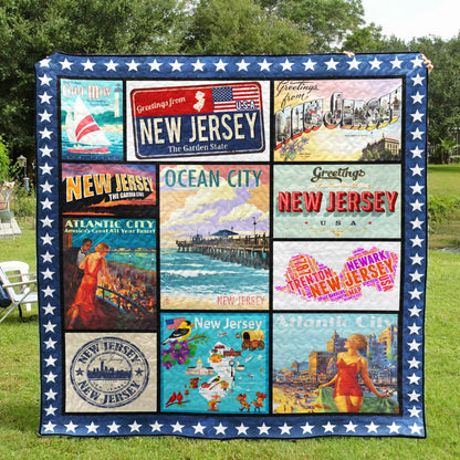 New Jersey YE040703A TBG Quilt Blanket