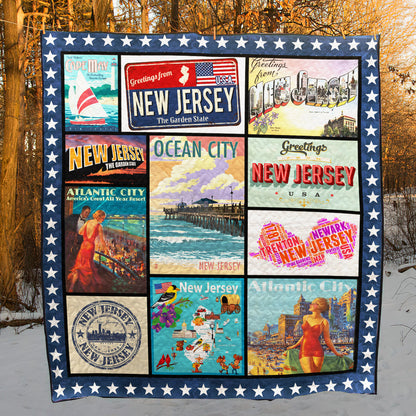 New Jersey YE040703A TBG Quilt Blanket