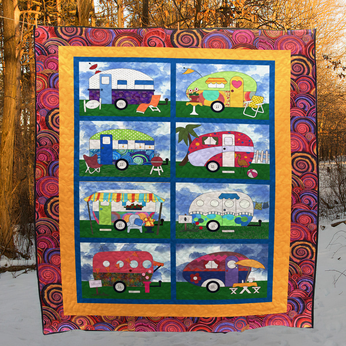 Caravan CLM020757 Quilt Blanket