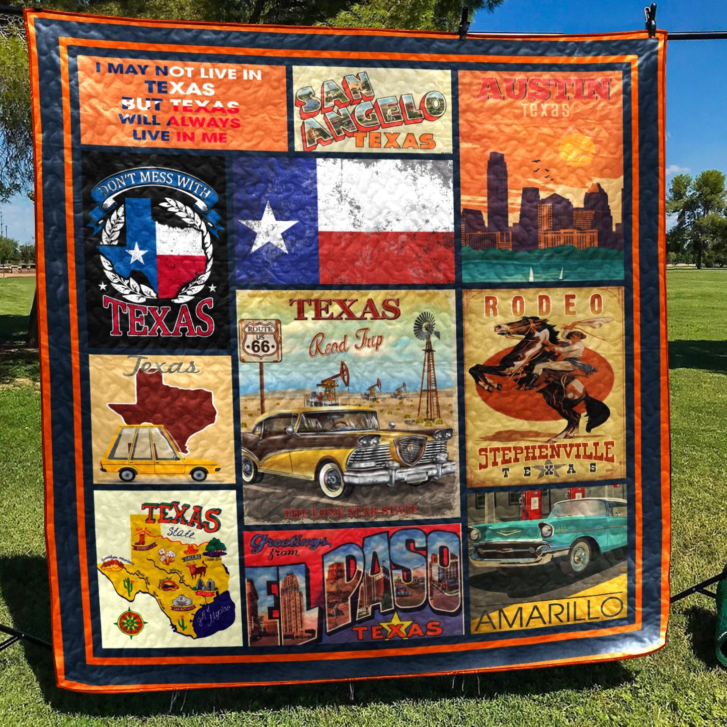 Texas BI060710B TBG Quilt Blanket