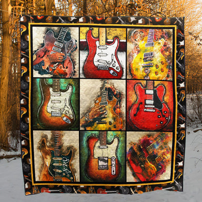 Guitar TG080702A TBG Quilt Blanket