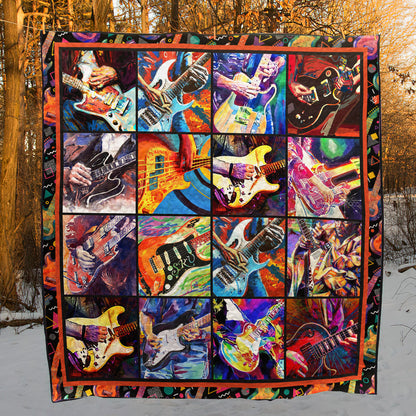 Guitar YE080705A TBG Quilt Blanket