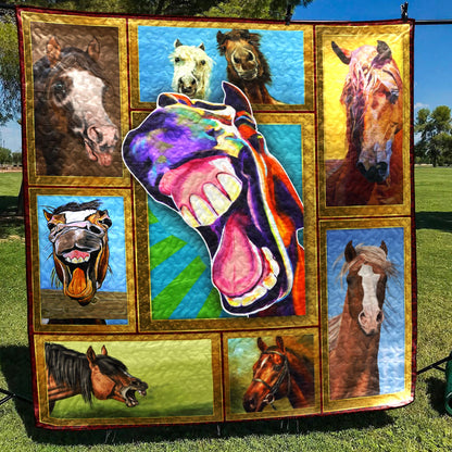 Horse NN080717 Quilt Blanket