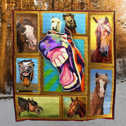 Horse NN080717 Quilt Blanket