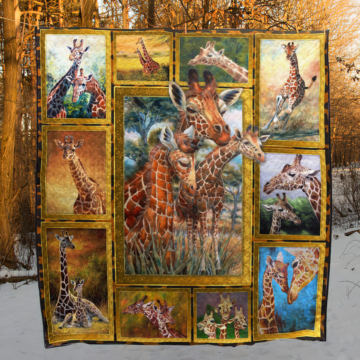 Giraffe TN080711 Quilt Blanket