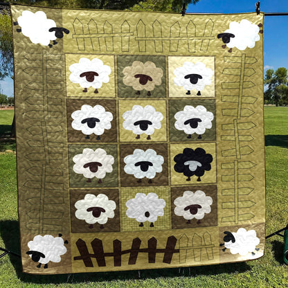 Sheep CLA170649 Quilt Blanket