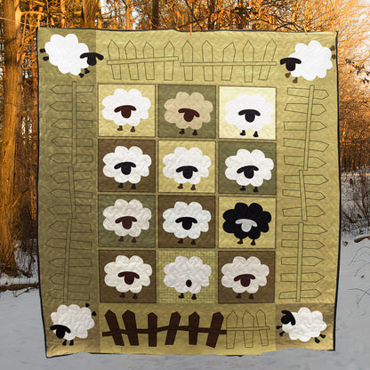 Sheep CLA170649 Quilt Blanket