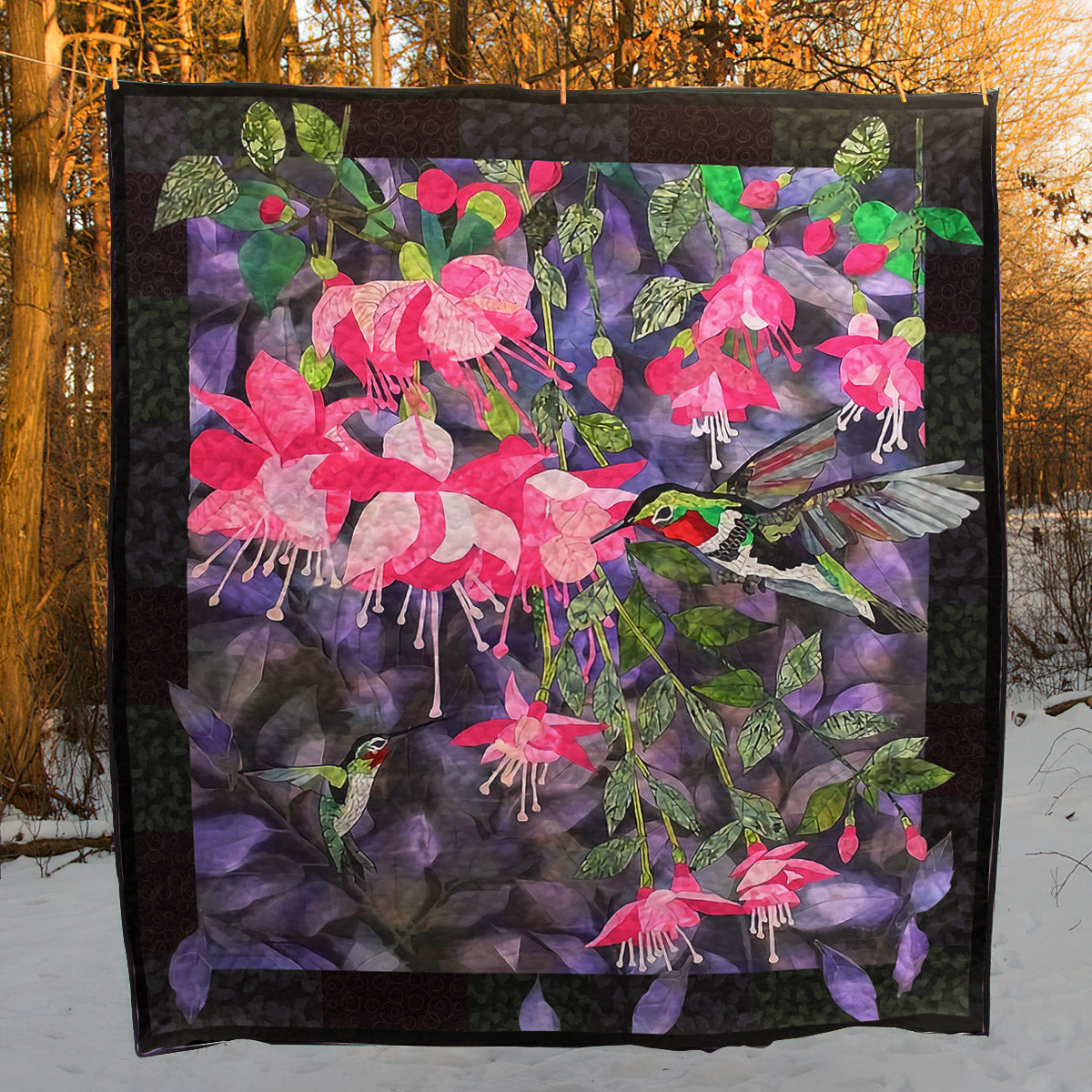 Hummingbird CL280658 Quilt Blanket