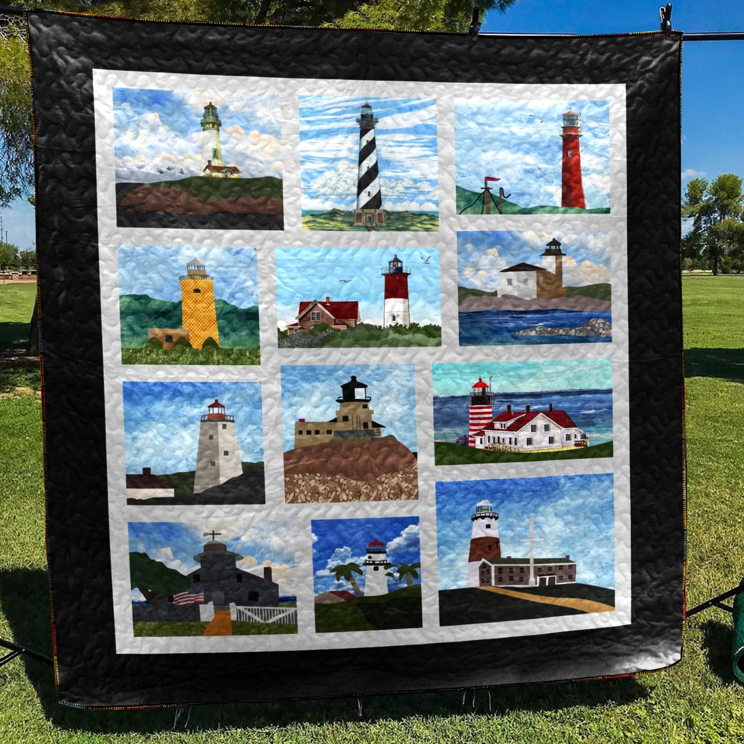 Lighthouse CLA290682 Quilt Blanket