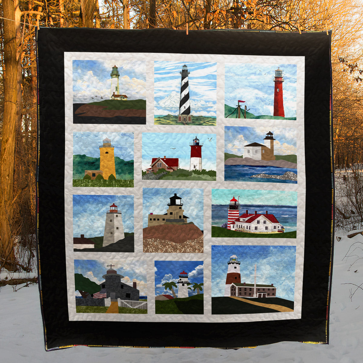 Lighthouse CLA290682 Quilt Blanket