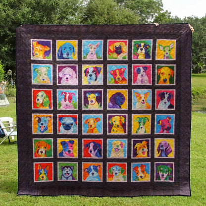 Dog CL130636 Quilt Blanket