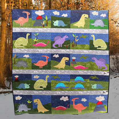 Dinosaur CL070644 Quilt Blanket