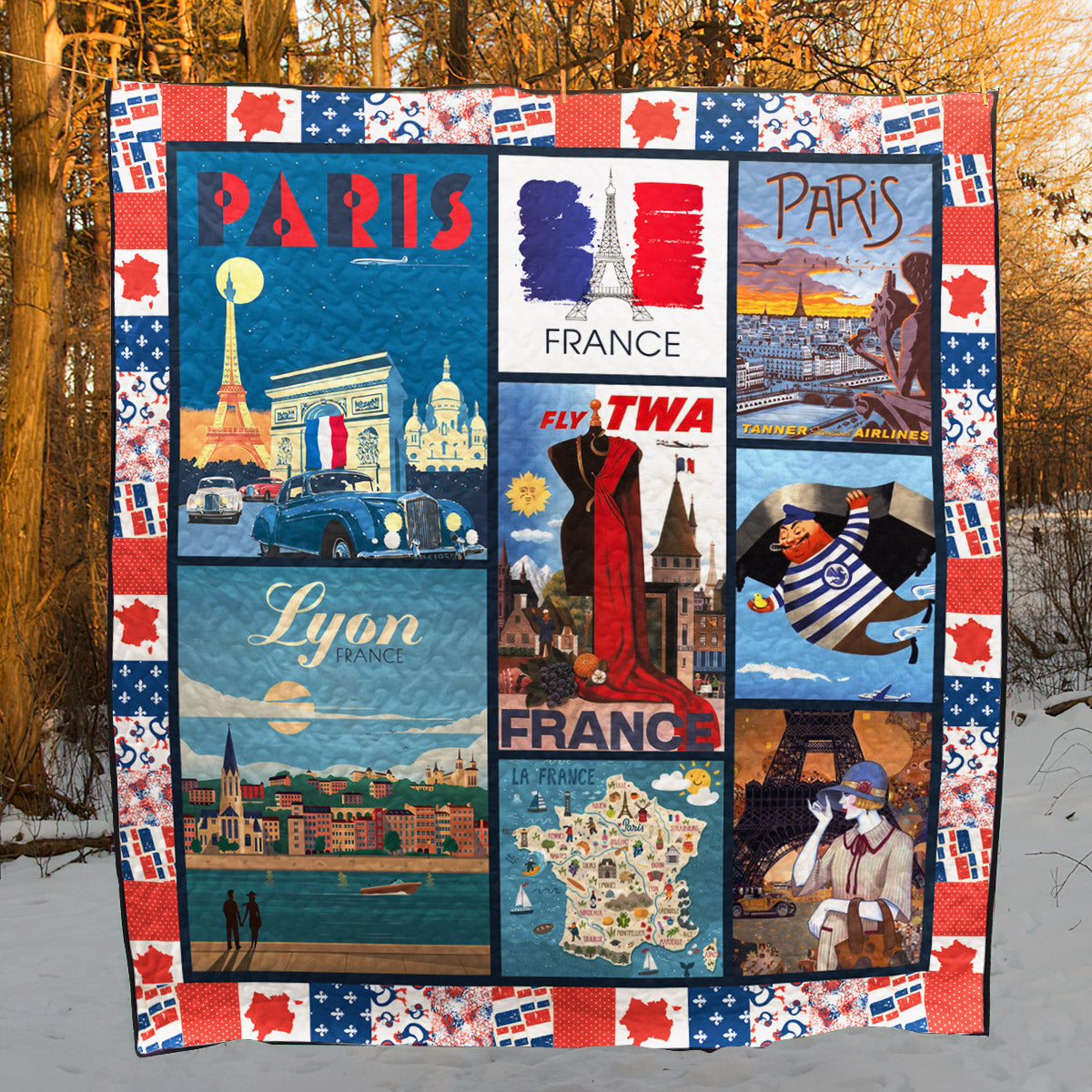 France NG090709B TBG Quilt Blanket