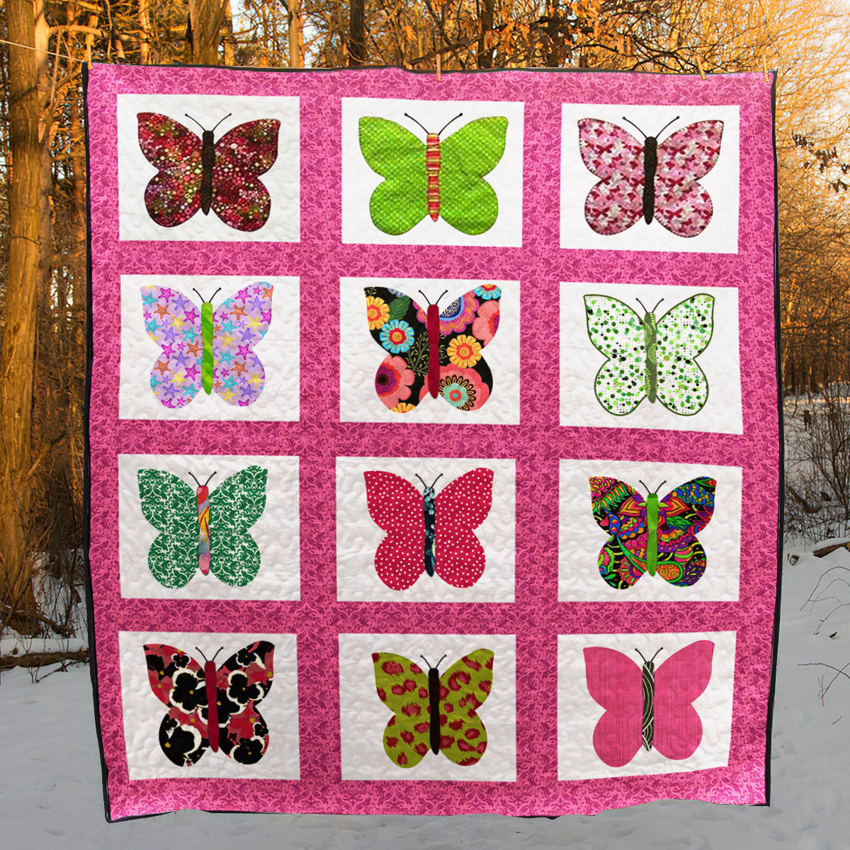 Butterfly BI110701B TBG Quilt Blanket