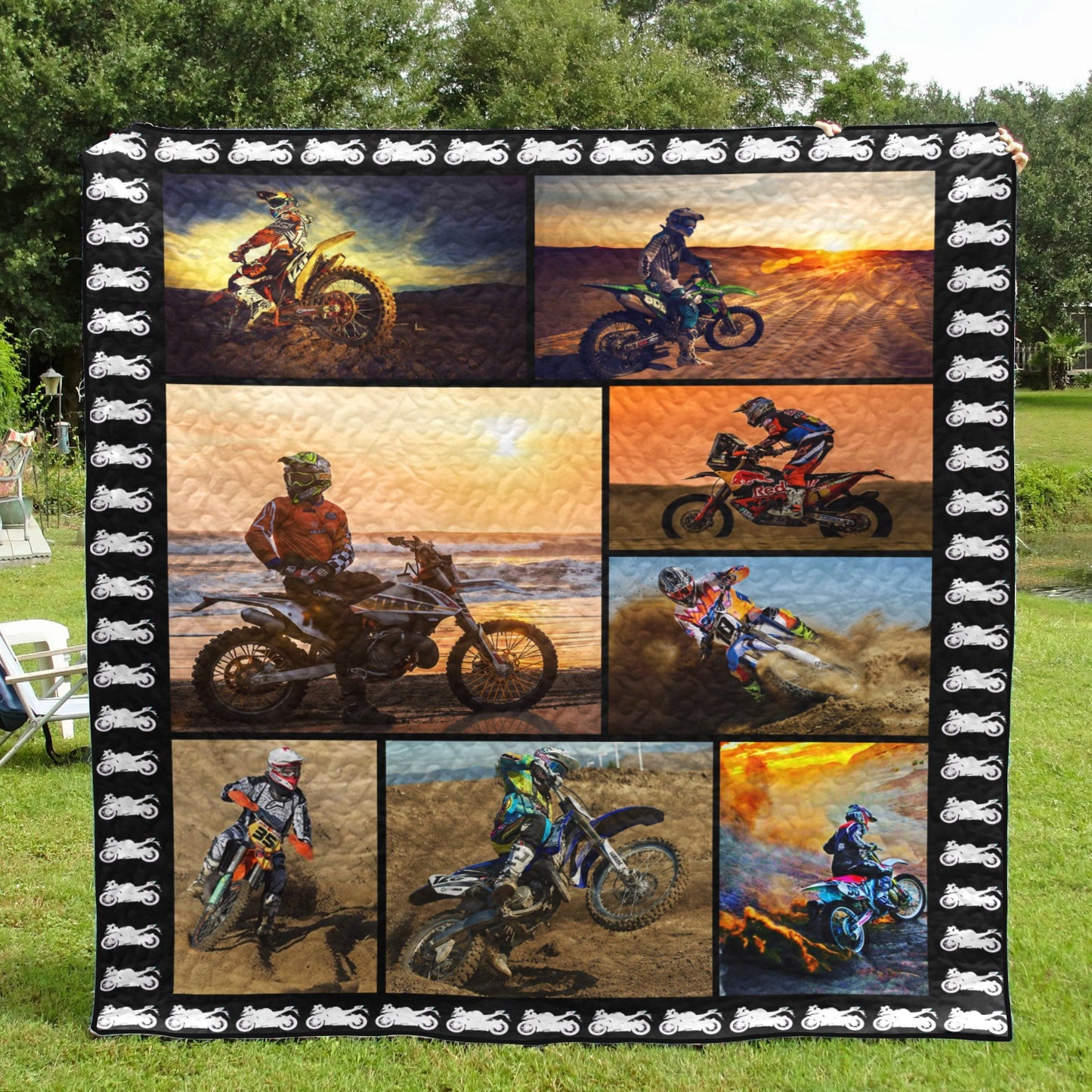 Motocross CL110606 Quilt Blanket