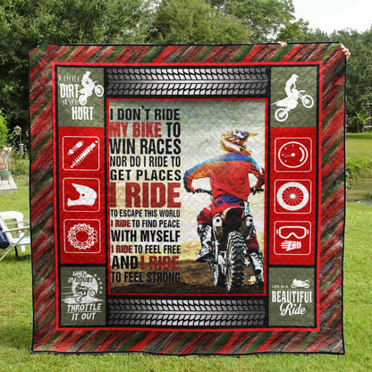 Motocross BI100704B TBG Quilt Blanket